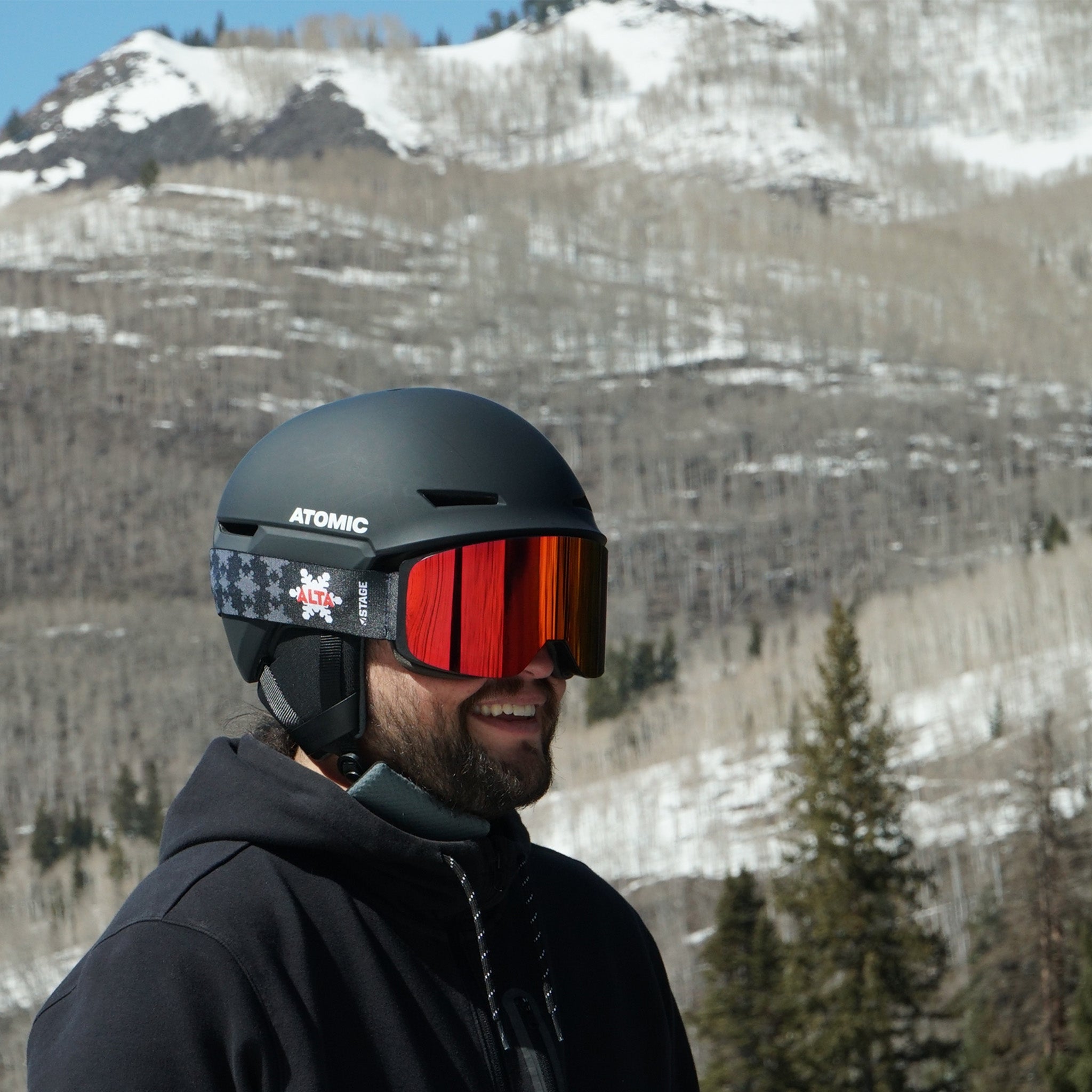 Red Revo Lens - Custom Snow Goggles for ski resorts